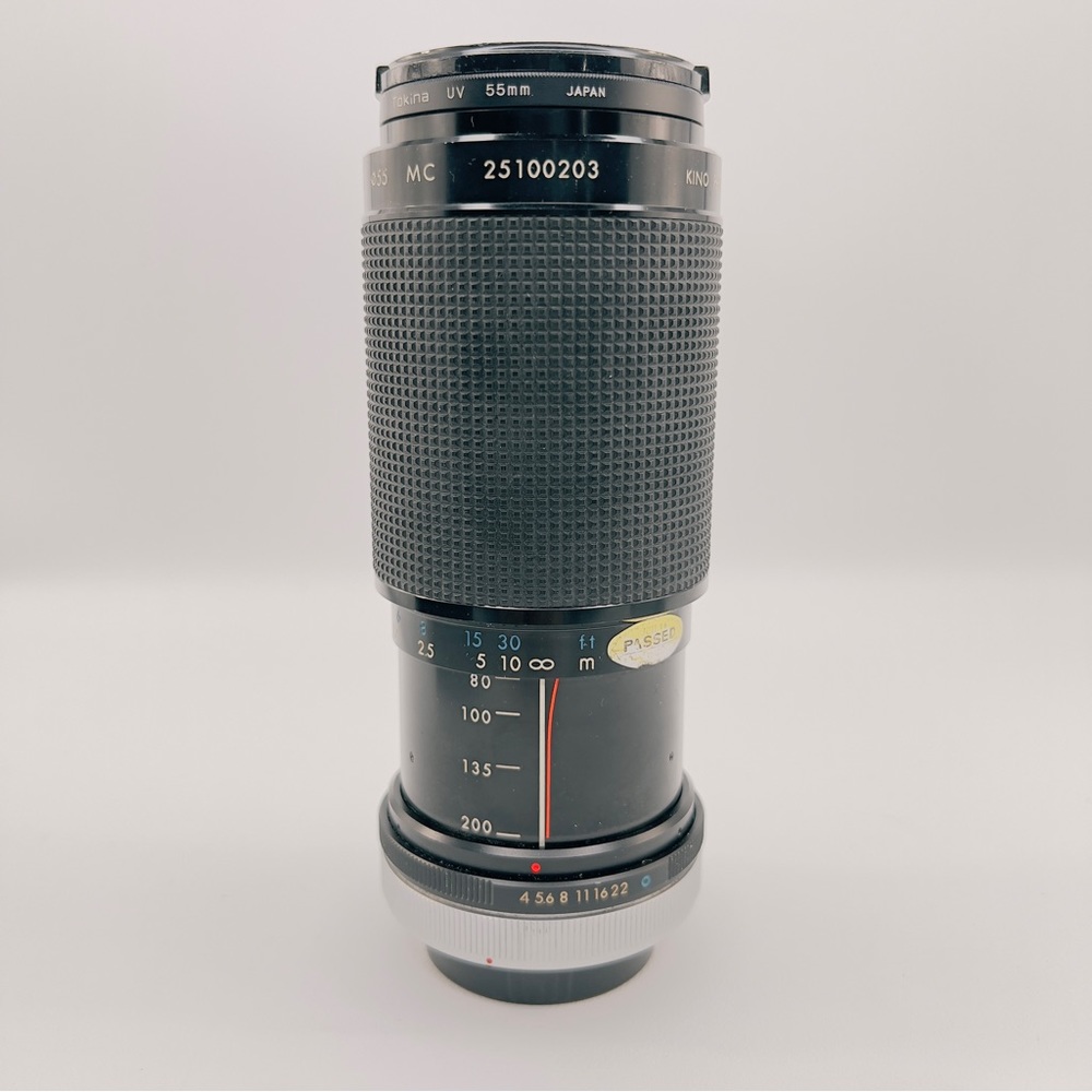 KIRON 80-200mm F/4 Macro 1:4 Zoom Lens Kino Precision Japan w Case & User Manual